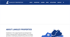Desktop Screenshot of langleyproperty.com