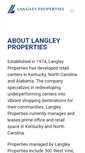 Mobile Screenshot of langleyproperty.com